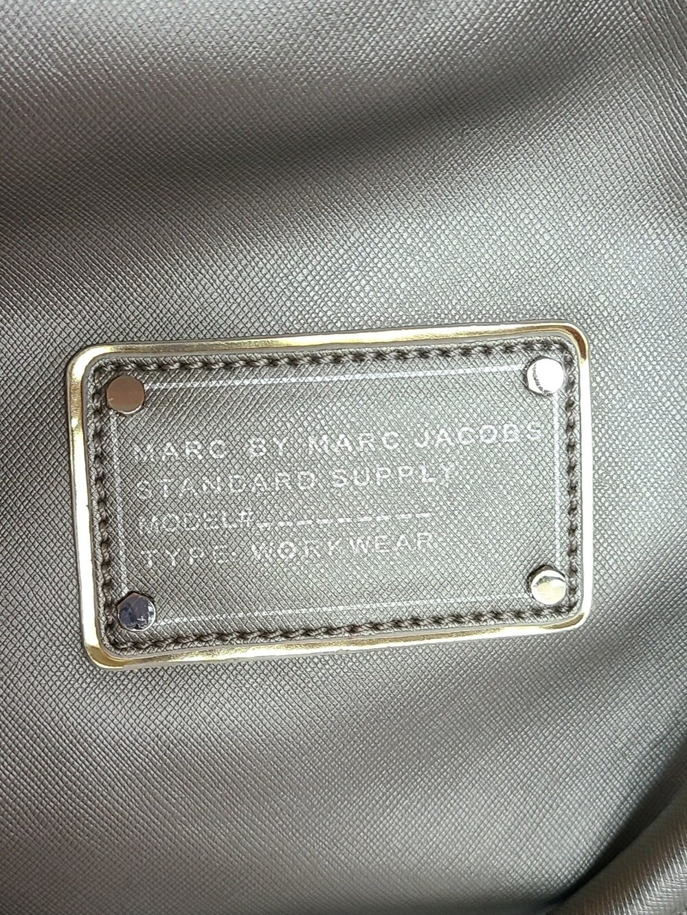 Marc by Marc Jacobs Metallic "Standard Supply" Workwear Tote